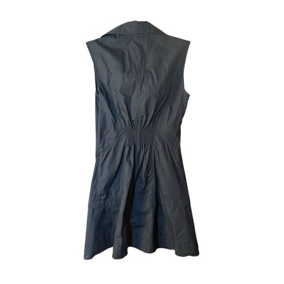 Derek Lam 10 Crosby Satina Sleeveless Shirtdress in Black Sz 2 - Picture 6 of 14